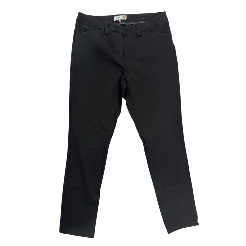 Calvin Klein Women’s Skinny Ankle Pants | Black Stretch Dress Pants | Size 10